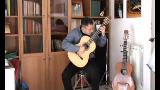 Francesco Spina  studio n4  H Villa Lobos  chitarra classica [upl. by Anuahsal]