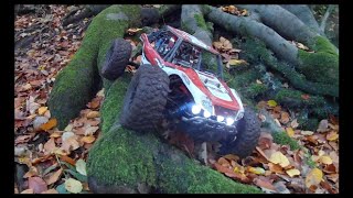 FTX Outlaw crawler conversion with SCX10 style gearbox [upl. by Chevalier719]