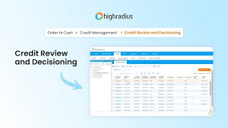 Revolutionize Credit Risk Management with HighRadius Credit Review amp Decisioning [upl. by Charil]