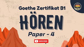 Goethe Zertifikat B1 Exam Modelltest  Paper  4  Hören mit Lösungen  German Samosa [upl. by Secnirp]