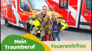 Feuerwehrschule 🚒 Ein Tag als Feuerwehrmannfrau  Mein Traumberuf  Kinderdoku [upl. by Ttayh]