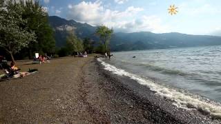 Manor Farm Campsite Interlaken Switzerland  Eurocampcouk [upl. by Anirehtac]