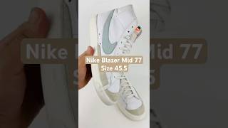 Nike Mens Blazer Mid 77 White Sneaker Shoes Size 455  BQ6806109 nike prelovedtreasures [upl. by Anael]