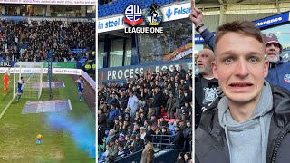 Away Fans Sing “Thogden is a WKER” at Bolton… [upl. by Chi386]