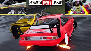 Formula Drift Japan Sim Practice  Sportsland Sugo Rain [upl. by Alexandre]