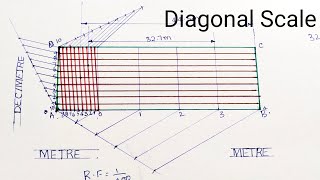 Diagonal ScaleEngineering Drawing [upl. by Honoria]