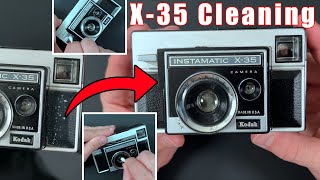 Kodak instamatic X35 information and some restoration [upl. by Erapsag31]