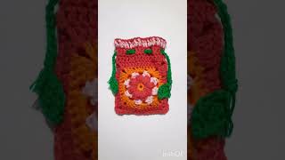 Crochet Pouch 🧶crochet pouch [upl. by Ellynn]