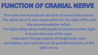 CRANIAL NERVE 2 OPTIC NERVE [upl. by Neall]