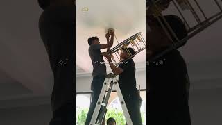 Lighting installation at Setia Mayuri Semenyih embunlightingdecoration home aesthetic youtube [upl. by Orlina]