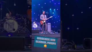 Silversun Pickups VIP soundcheck  clip of Latchkey Lids at the Wellmont 91224 [upl. by Ymmor]