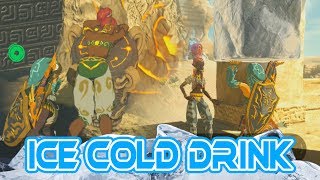 Link Gets The Drunk a Drink Ice Block Challenge Zelda Breath of the wild [upl. by Liatrice]