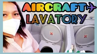 AMAZING AIRCRAFT LAVATORY  ARASHEL IMEE TV [upl. by Sivehc619]