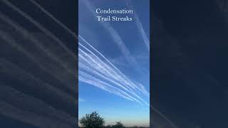 Beautiful Contrail Streaks weather [upl. by Landy]