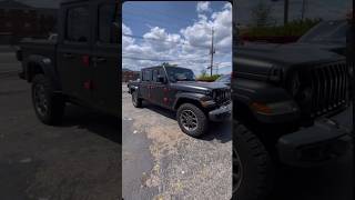 Jeep Gladiator W SATIN BLACK WRAP 👌🏾 Like amp Suscribe  cars jeepgladiatorrubicon [upl. by Stephannie]