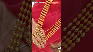 1gm pure gold necklace Shop Redhills Revathi Stores Chennai [upl. by Uolymme376]