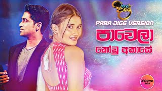 Pawela Kodu Akase පාවෙලා කෝඩු ආකාසේ  Para Dige Cover  Lyrics Video  Naveesha Sooriyarachchi [upl. by Orravan]