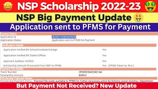 NSP Scholarship 202223 Payment Update  Application sent to PFMS for Payment BUT Payment Pending [upl. by Lorrin449]