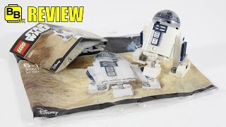 LEGO STAR WARS MAY THE 4TH R2D2 30611 POLYBAG REVIEW [upl. by Siraf]