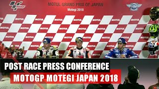 MotoGP Motegi 2018  Post Race Press Conference [upl. by Acinyt612]