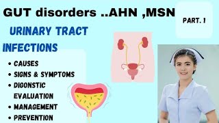 Urinary Tract InfectioncausesSignampSymotomsManagement GUT disorder in Hindi  AHN  MSN BSN [upl. by Gerger]