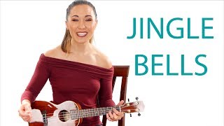 Jingle Bells Beginners Ukulele Lesson and Play Along [upl. by Cired]