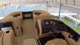 2019 Barletta Pontoons L23U w 250 HP For Sale  Clear Lake Boats [upl. by Hershel]