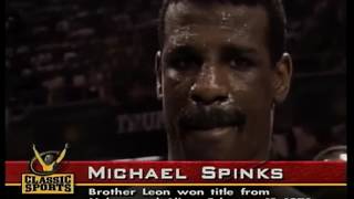 Mike Tyson vs Michael Spinks 2761988  WBC WBA amp IBF World Heavyweight Championships [upl. by Enninaej]