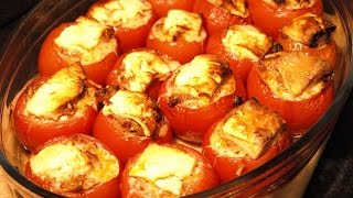 Gefüllte Tomaten gefüllte mit Hackfleisch mit Käse gratiniert [upl. by Soracco794]