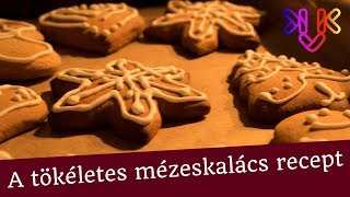 Karácsonyi mézeskalács készítése  A tökéletes mézeskalács recept [upl. by Gareri245]