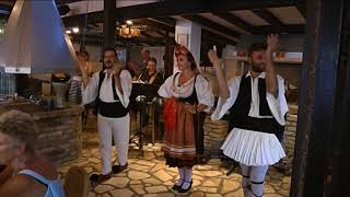 Greek Night at the Maistro Restaurant AcharaviCorfu Part 1 [upl. by Yrian]