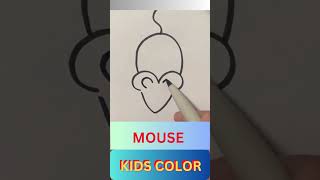 🐭Whats the easiest Way to Draw a Mouse for kids 🐭  art mouse drawing mouse Drawingtutorial [upl. by Maxfield]