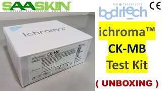 Boditech  ichroma™ CKMB  Test Kit  UNBOXING  Cartridges  CFPC33 [upl. by Riddle]