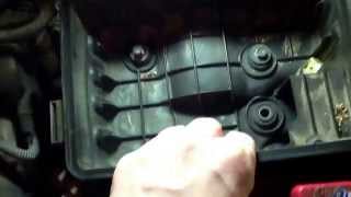 Hyundai elantra 2001 thermostat change [upl. by Stillas]