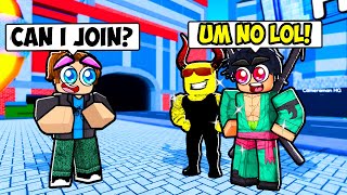 I Pretended to be NOOB and Tried To Join TOXIC CLAN Roblox Toilet Tower Defense [upl. by Iharas63]