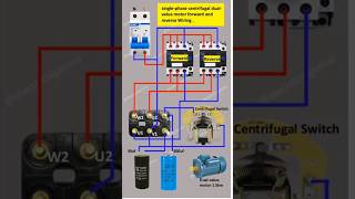 Single Phase Motor Reverse Forward Connection  Reverse Forward Motor Connection electrical genius [upl. by Hermon]