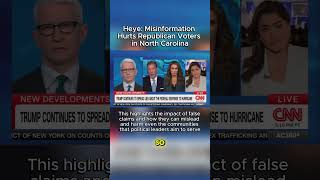 Heye Misinformation Hurts Republican Voters in North Carolina Heye NorthCarolina Misinformation [upl. by Enaitsirk]