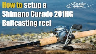 Shimano Curado I series  casting brake setup tutorial [upl. by Refannej900]