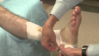 Ankle Wrapping Technique  Mayo Clinic [upl. by Odericus]