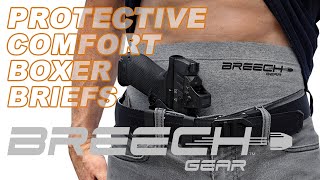 BREECH GEAR Best EDC concealed carry underwear The most comfortable way to conceal carry [upl. by Aicnatsnoc]