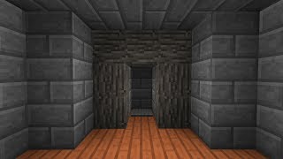 Minecraft Tutorial  2x1 Piston Door  Under 60 Seconds [upl. by Gautier]