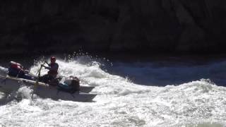 Crystal Rapid Grand Canyon Colorado River 2016 [upl. by Eidda358]