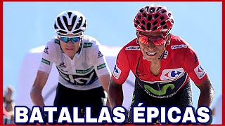 🚴‍♂️ CICLISMO MOTIVACIÓN ► Top 5 Batallas ÉPICAS Con Final En MONTAÑA [upl. by Robinet]