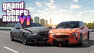 GTA 6  Car Physics and Damage [upl. by Gnourt2]