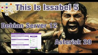 INSTALACION DE ISSABEL PBX EN DEBIAN 12 CON ASTERISK 20 [upl. by Shannen]