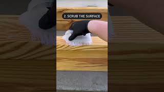 How to Use Exterior Wood Cleaner [upl. by Adnic]