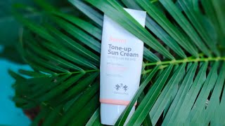 Secret Toneup Sun Cream reviewkoren sun cream [upl. by Harlin223]