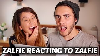 ZALFIE REACTING TO ZALFIE [upl. by Ijan]