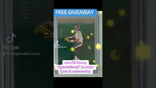 I do free giveaways on my FB Sportscard Group Sportsworld An amazing community of buy sell trade [upl. by Primalia]