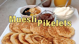 Muesli Pikelet Hotcakes cheekyricho Tutorial [upl. by Buckingham]